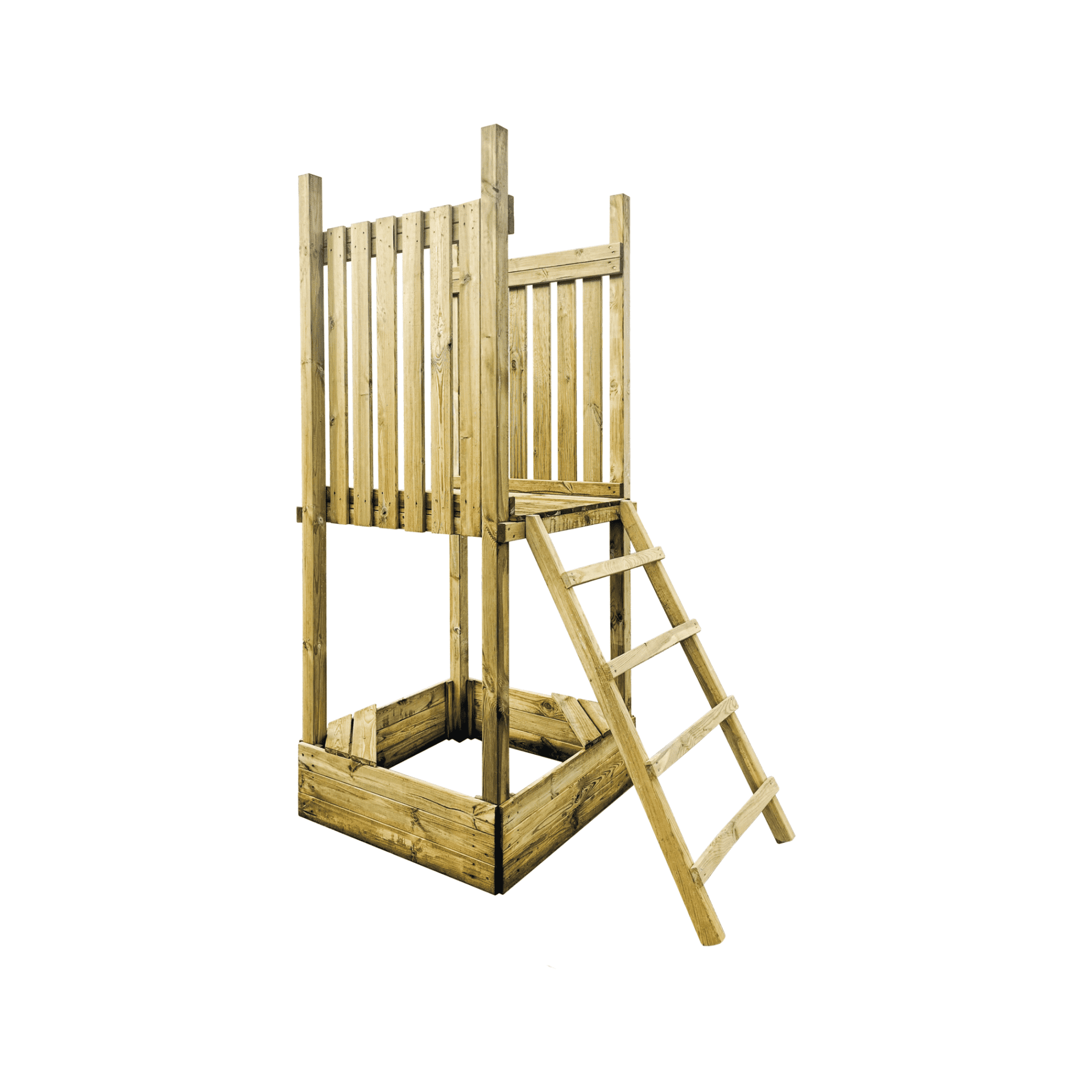 Koka tornis – bērnu rotaļlaukuma A modulis