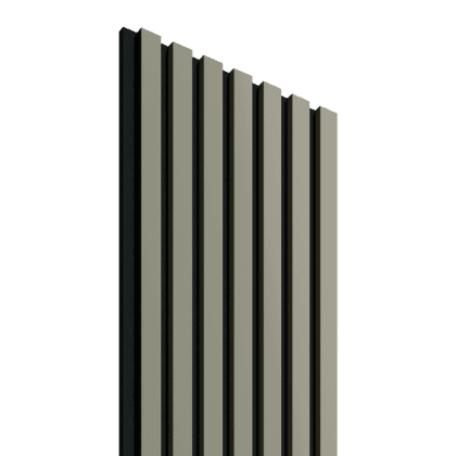Akustiskie lineārie sienu paneļi, 265 x 30 cm, olive