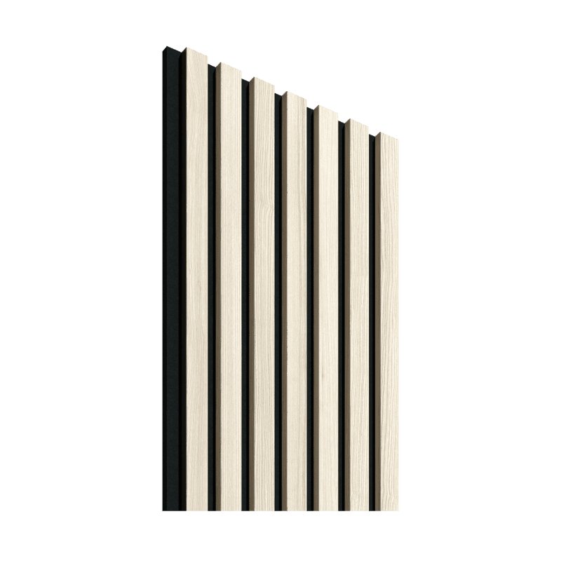 Akustiskie lineārie sienu paneļi, 265 x 30 cm, ash