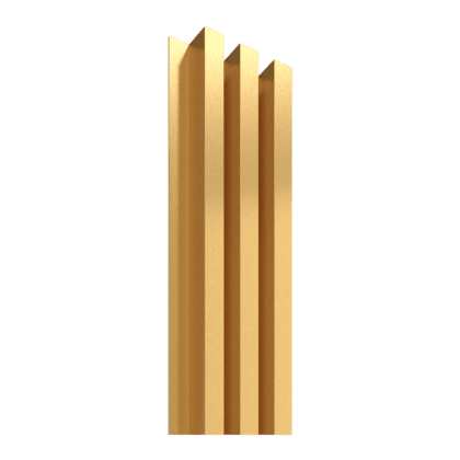 Lineārie sienu paneļi, 275 x 17,2 cm, gold