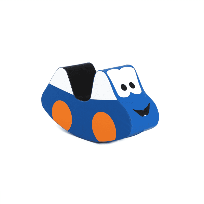 Mīkstais rotaļu šūpuļkrēsls “Auto”, zils