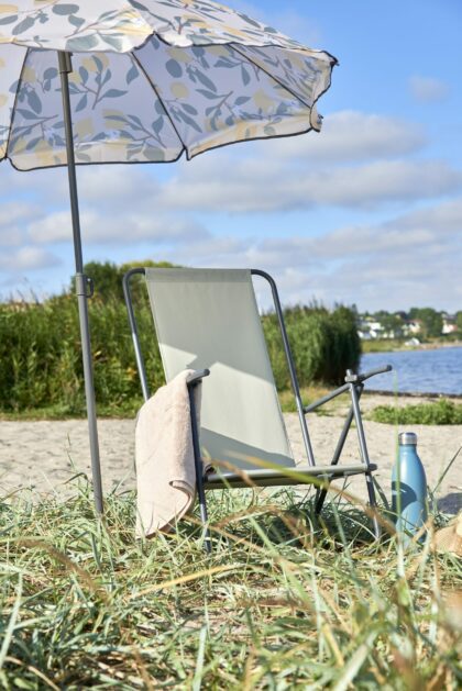 Saliekams pludmales krēsls "Kāpa", zaļā krāsā