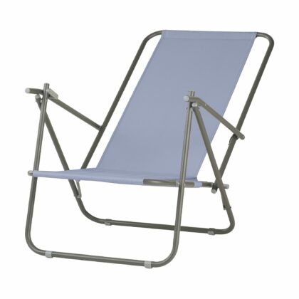 Saliekams pludmales krēsls "Kāpa", zilā krāsā