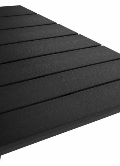 Āra galds "Māris", 70x70cm, melns