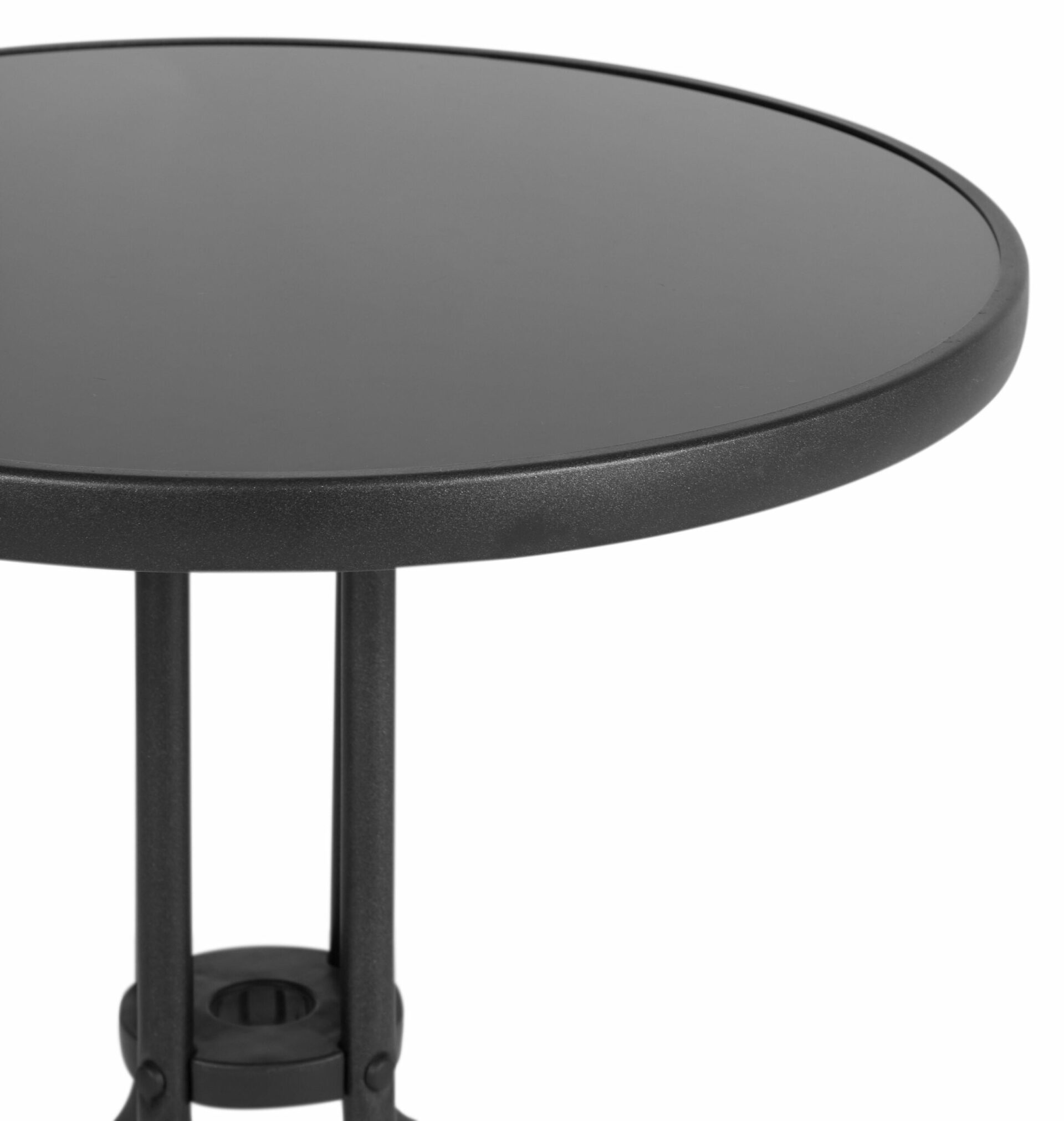 Āra galds "Lauris", 60cm, melns